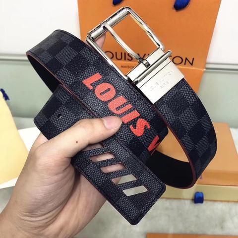 LOUIS VUITTON - LEATHER BELT