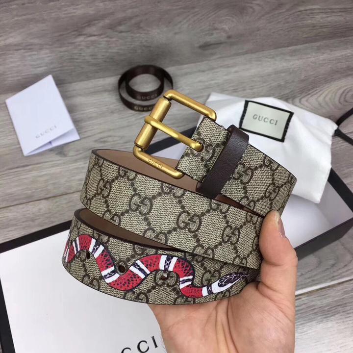 GUCCI - CANVAS BELT